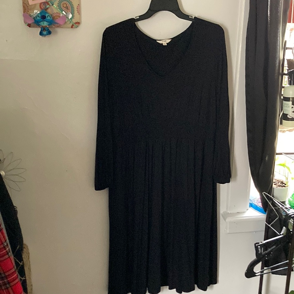 Elegant Runched waist long dress size 2X NWOT